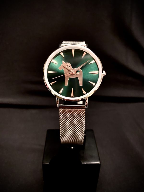 DALAWATCH S/STEEL CASE, GREEN DIAL WITH S/STEEL BRACE - Bild 3