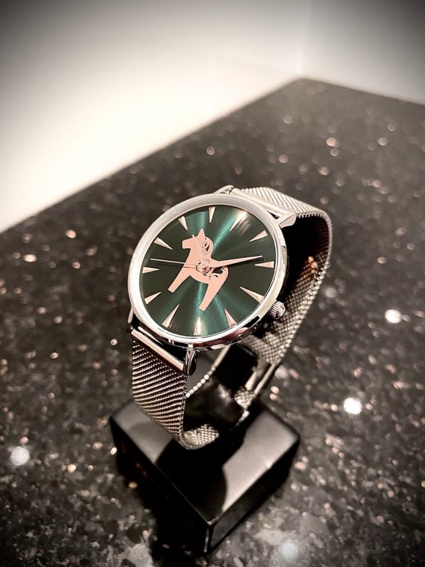 DALAWATCH S/STEEL CASE, GREEN DIAL WITH S/STEEL BRACE - Bild 2