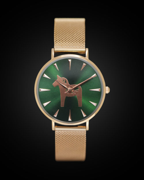 DALAWATCH ROSE, GREEN DIAL WITH ROSE BRACE