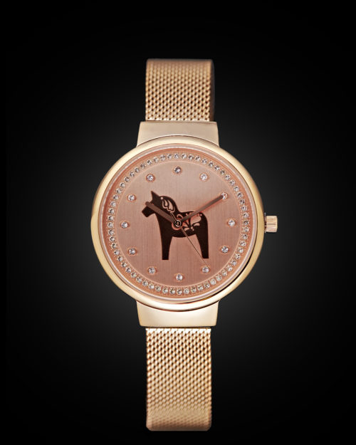 DALAWATCH IN ROSE & DIAL FRAMED WITH SWAROVSKI