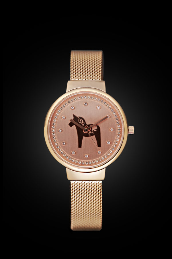 DALAWATCH IN ROSE & DIAL FRAMED WITH SWAROVSKI