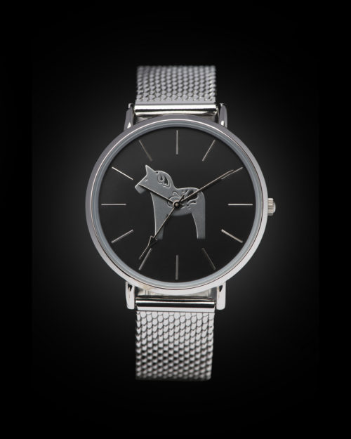 DALAWATCH SILVER W.BLACK DIAL