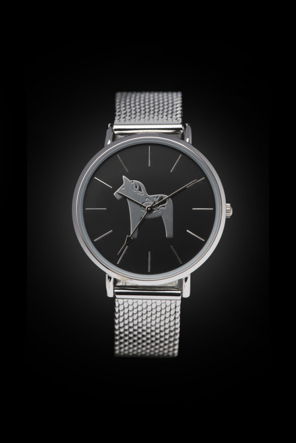 DALAWATCH SILVER W.BLACK DIAL